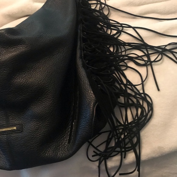 Rebecca Minkoff black fringe purse - Picture 3 of 4